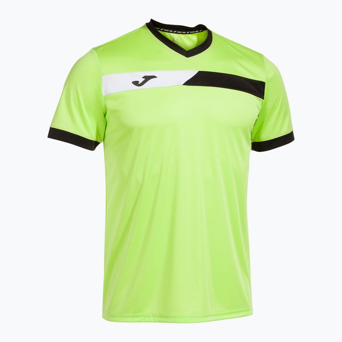 Футболка тенісна чоловіча Joma Court lime/black 5