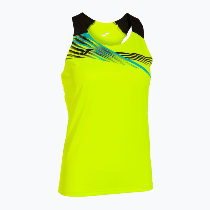 Майка для бігу жіноча Joma Elite X fluor yellow/black