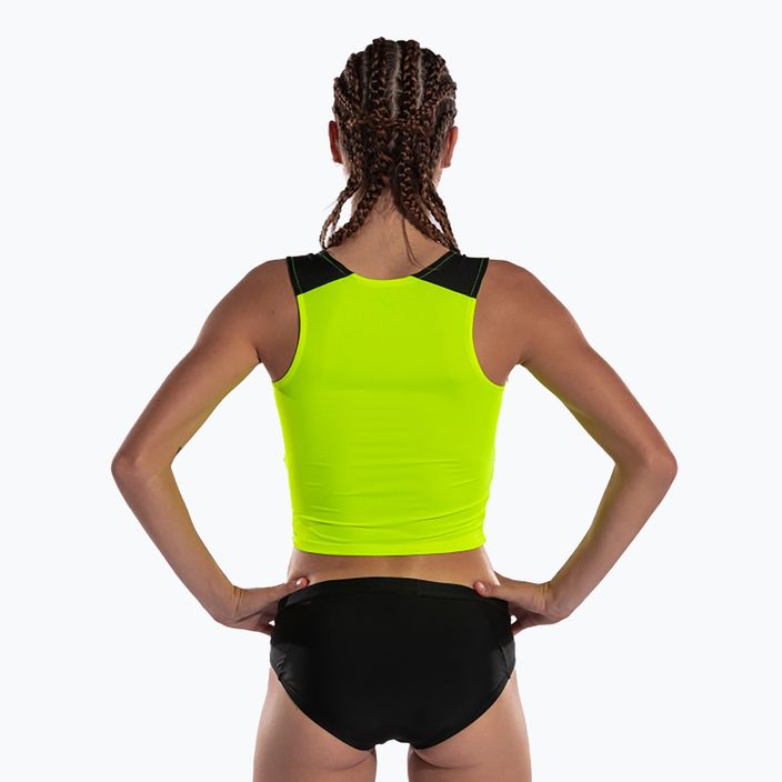 Майка для бігу жіночий Joma Elite X fluor yellow/black 3