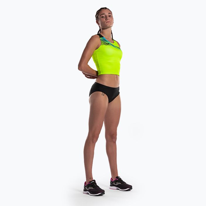 Майка для бігу жіночий Joma Elite X fluor yellow/black 5