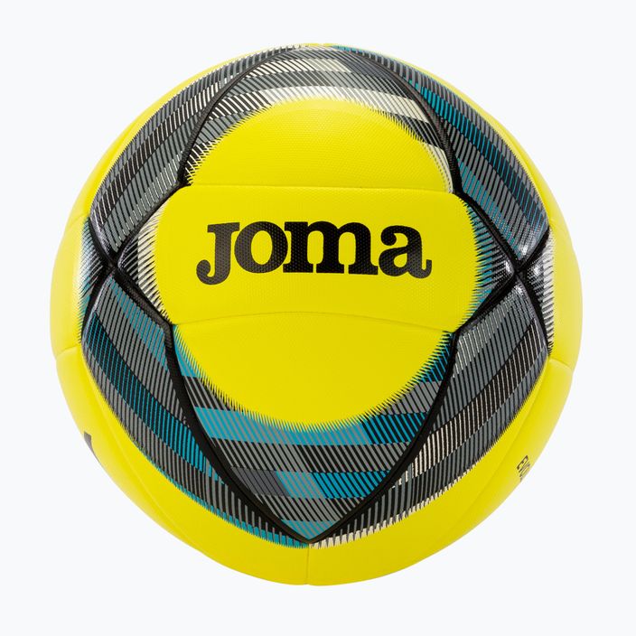 М'яч для футболу Joma Evolution III yellow/black/blue розмір 5