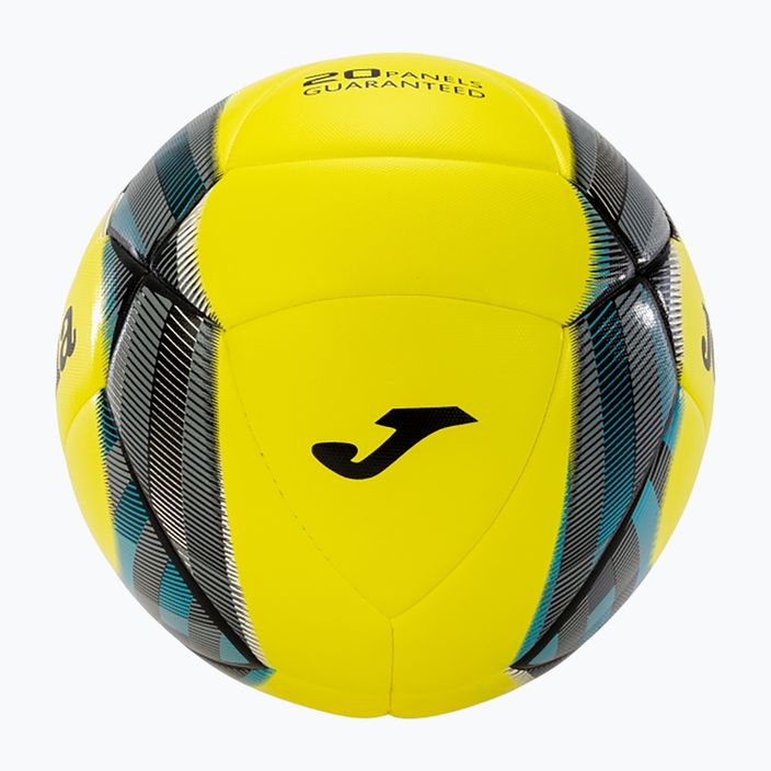 М'яч для футболу Joma Evolution III yellow/black/blue розмір 5 2