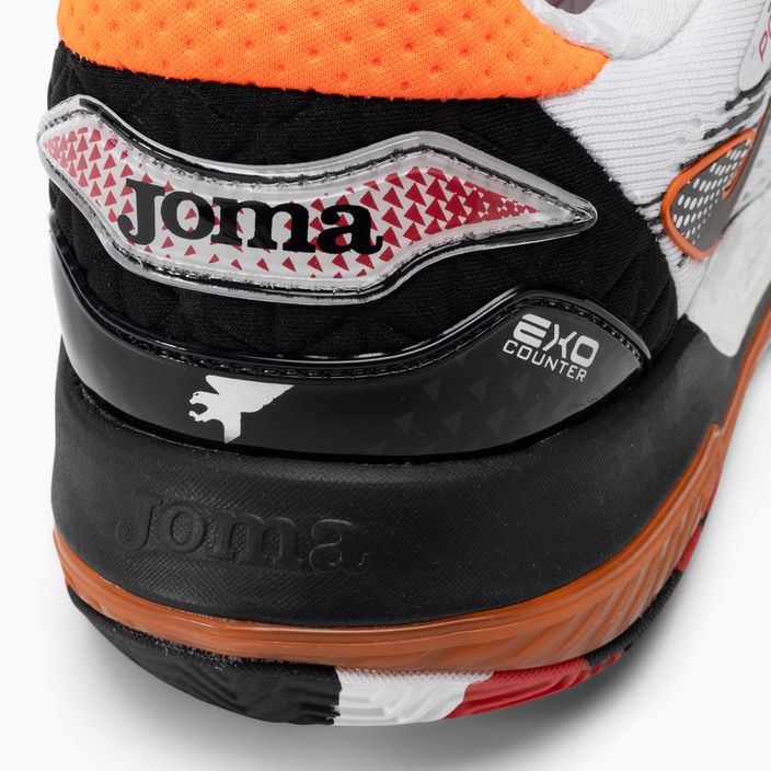 Чоловічі тенісні туфлі Joma Point білі/чорні/помаранчеві 9