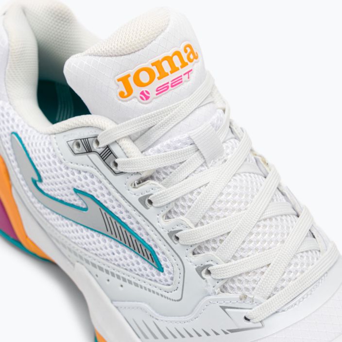 Жіночі тенісні туфлі Joma Set Lady AC біло-помаранчеві 8