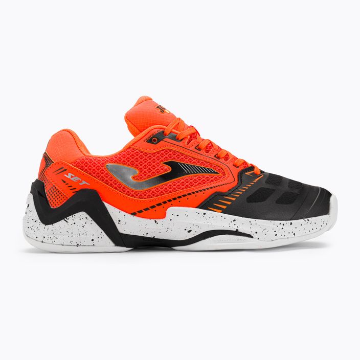 Чоловічі тенісні туфлі Joma Set AC оранжево-чорні 2