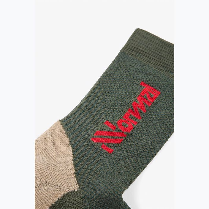 NNormal Merino зелені шкарпетки для бігу 2