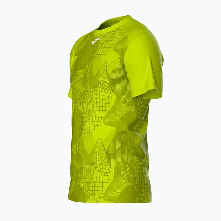 Чоловіча тенісна сорочка Joma Challenge жовта 3