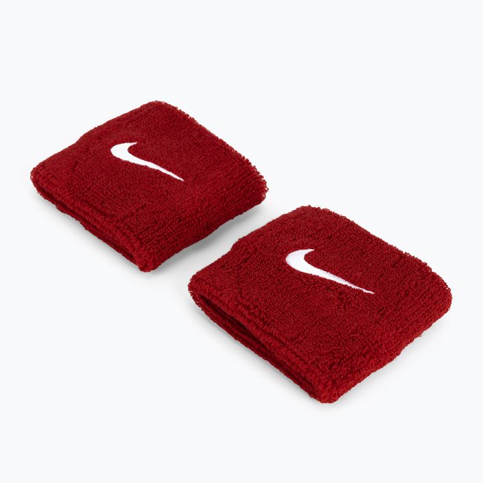 Напульсники Nike Swoosh Wristbands 2 шт. червоні NNN04-601