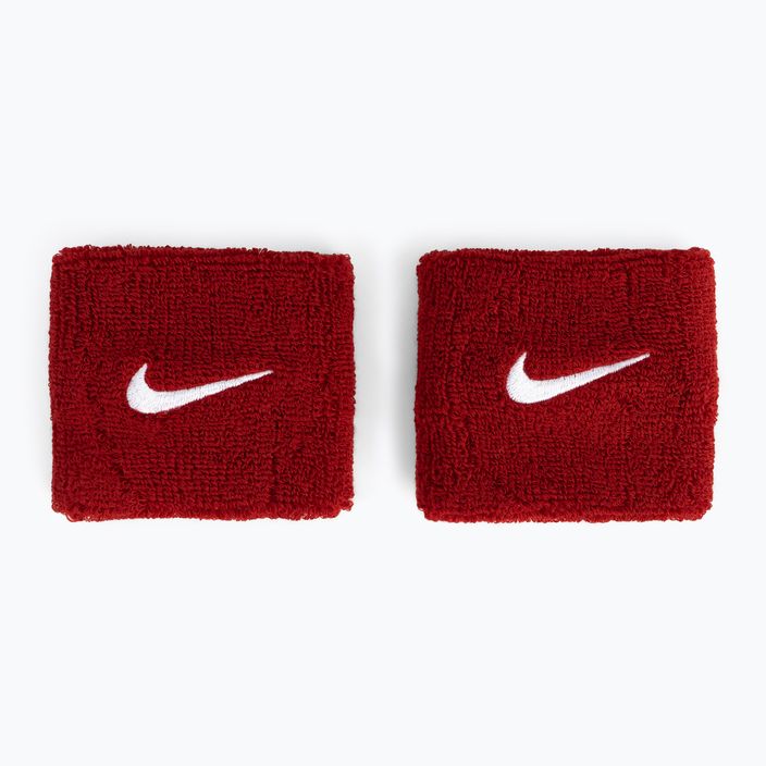 Напульсники Nike Swoosh Wristbands 2 шт. червоні NNN04-601 2