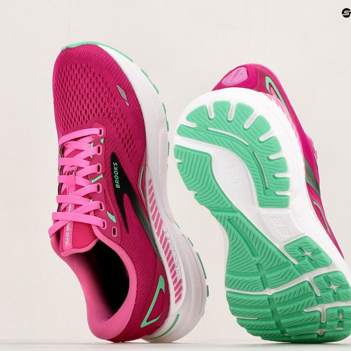 Кросівки для бігу жіночі Brooks Adrenaline GTS 23 pink/festival fuchsia/black 23