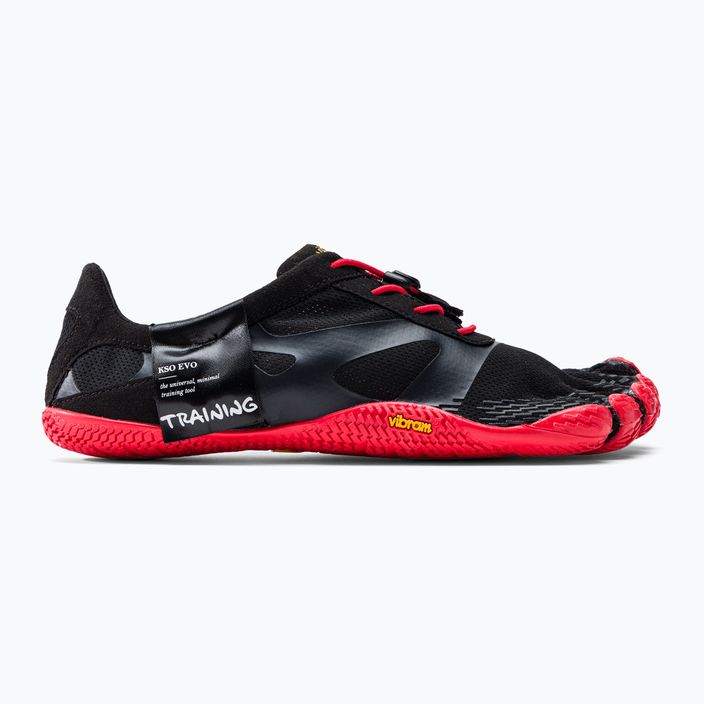 Взуття чоловіче Vibram Fivefingers KSO Evo чорно-червоне 18M0701 2