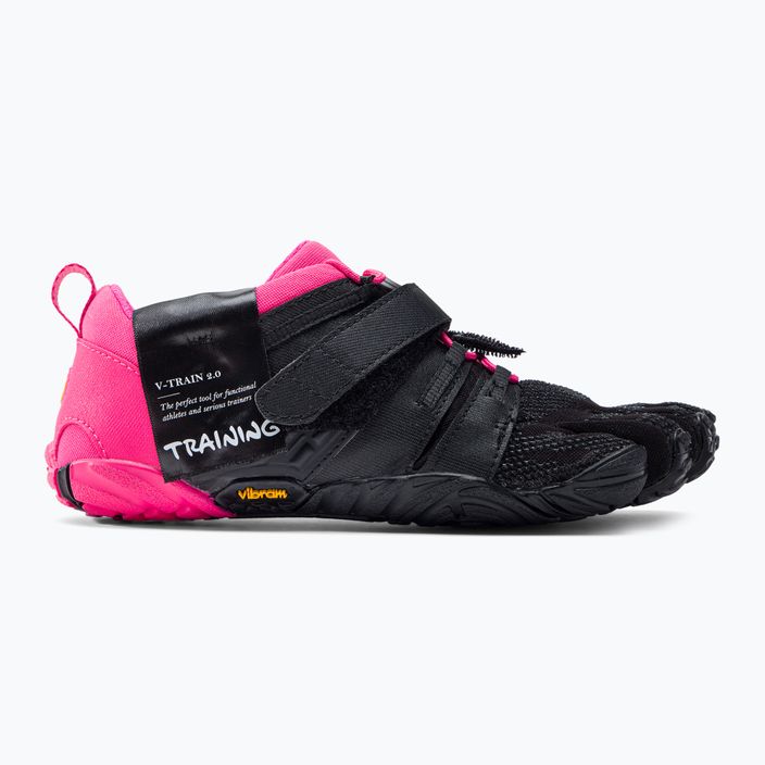 Кросівки тренувальні жіночі Vibram Fivefingers V-Train 2.0 чорно-рожеві 20W770336 2