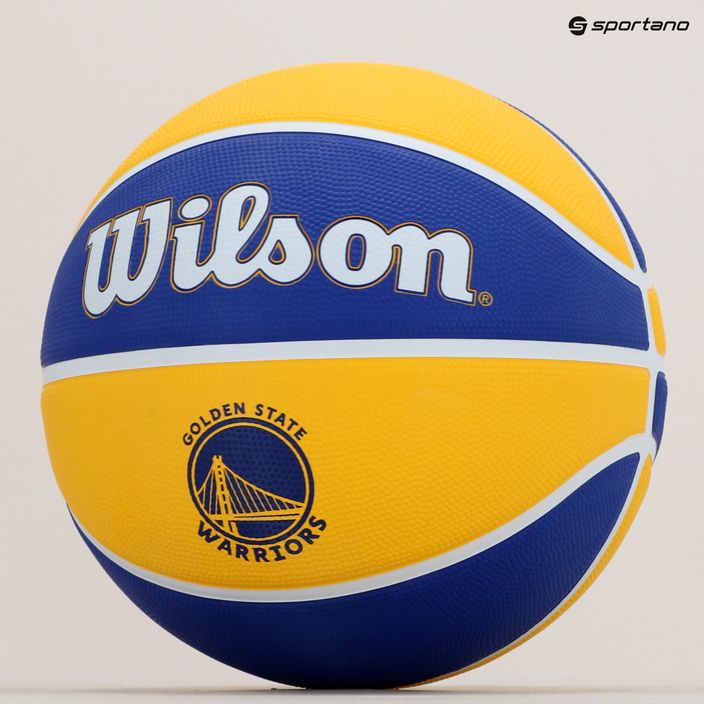 М'яч баскетбольний  Wilson NBA Team Tribute Golden State Warriors WTB1300XBGOL розмір 7 6