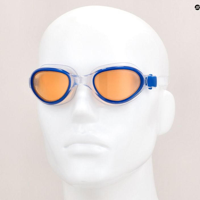 Окуляри для плавання AQUA-SPEED X-Pro блакитні/помаранчеві 8