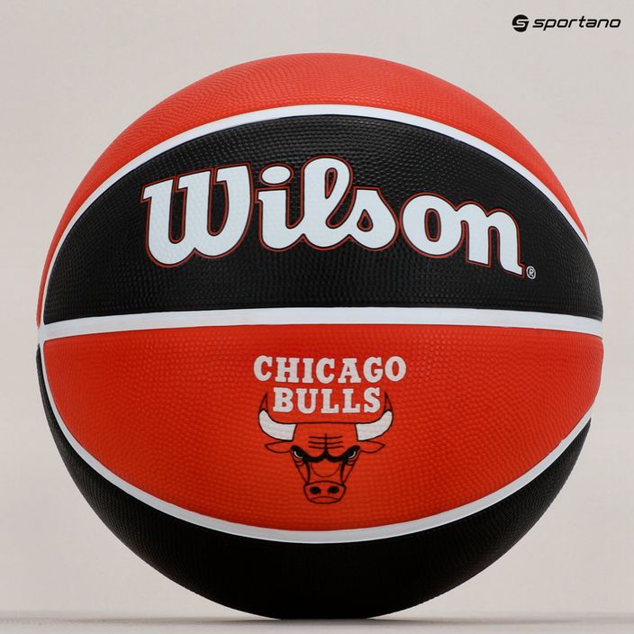 М'яч баскетбольний  Wilson NBA Team Tribute Chicago Bulls WTB1300XBCHI розмір 7 6