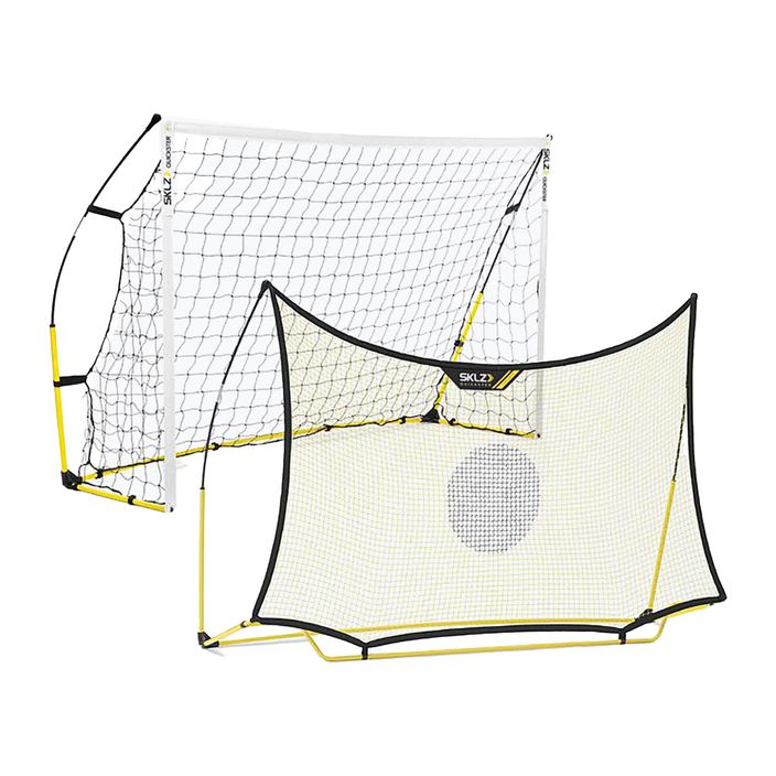 Ворота футбольні SKLZ Quickster Soccer Combo System 240 x 150 cm чорно-жовті QKS-8X5CB-000