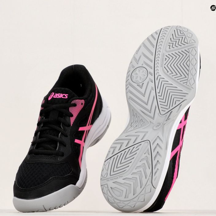 Кросівки для сквошу жіночі ASICS Upcourt 5 black / hot pink 19