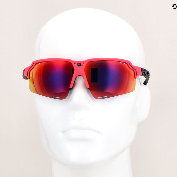Сонцезахисні окуляри Rudy Project Deltabeat pink fluo / black matte / multilaser red SP7438900001 13