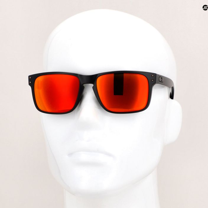 Сонцезахисні окуляри Oakley Holbrook matte black/prizm ruby 0OO9102-E255 14