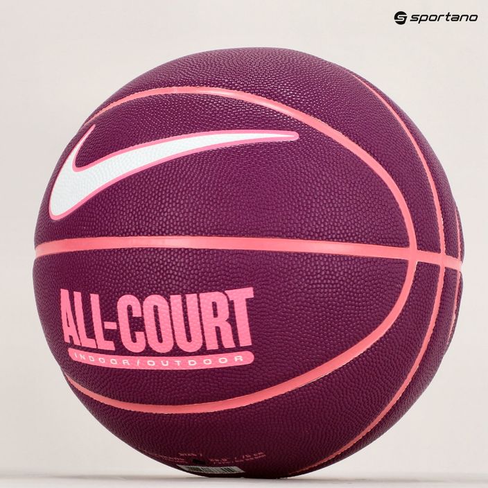 Баскетбольний м'яч Nike Everyday All Court 8P Deflated N1004369-507 Розмір 7 5