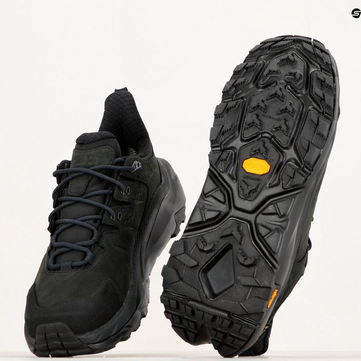 Чоловічі трекінгові черевики HOKA Kaha 2 Low GTX black/black 19