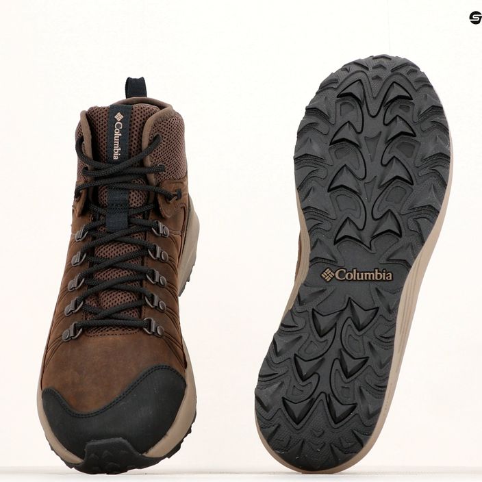 Чоловічі трекінгові черевики Columbia Trailstorm Crest Mid WP кордован/чорні 21