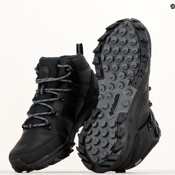 Взуття туристичне жіноче Columbia Peakfreak II Mid Outdry Leather black/graphite 23