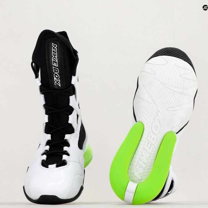 Жіночі кросівки Nike Air Max Box білі/чорні/електрично-зелені 19