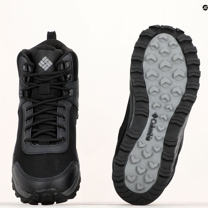Чоловічі трекінгові черевики Columbia Trailstorm Ascend Mid WP чорні/темно-сірі 15