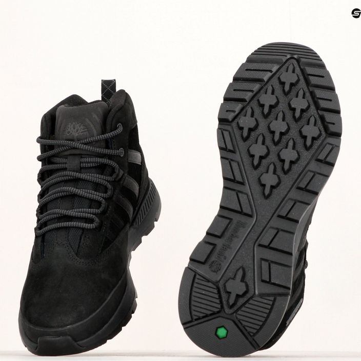 Чоловічі нубукові черевики Timberland Euro Trekker Mid Leather blackout 19