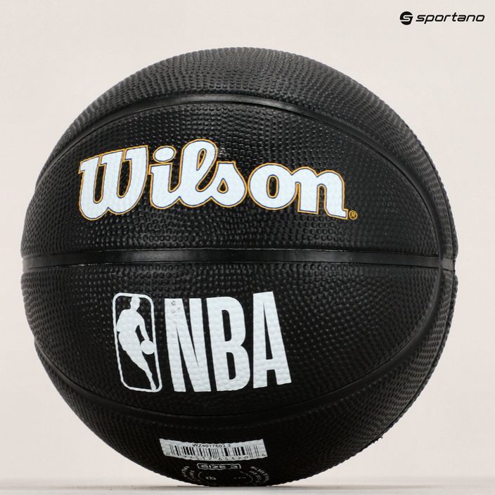 Баскетбольний м'яч Wilson NBA Tribute Mini Golden State Warriors WZ4017608XB3 Розмір 3 9