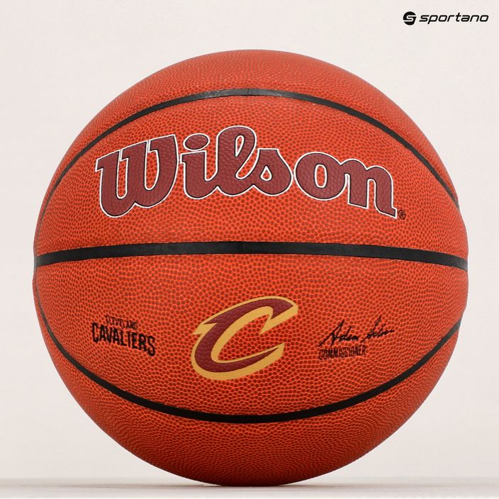 Баскетбольний м'яч Wilson NBA Team Alliance Cleveland Cavaliers WZ4011901XB7 Розмір 7 8