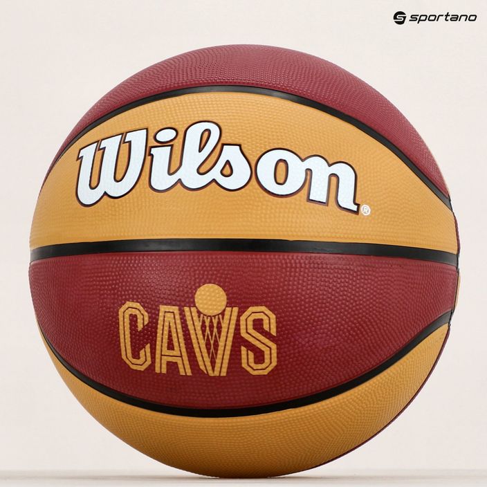 Баскетбольний м'яч Wilson NBA Team Tribute Cleveland Cavaliers WZ4011601XB7 Розмір 7 4
