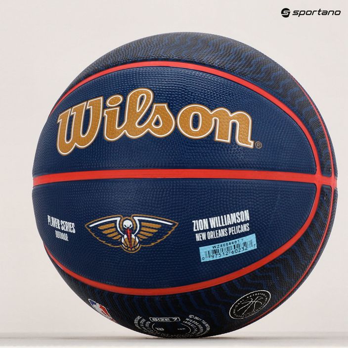 Баскетбольний м'яч Wilson NBA Player Icon Outdoor Zion WZ4008601XB7 Розмір 7 10