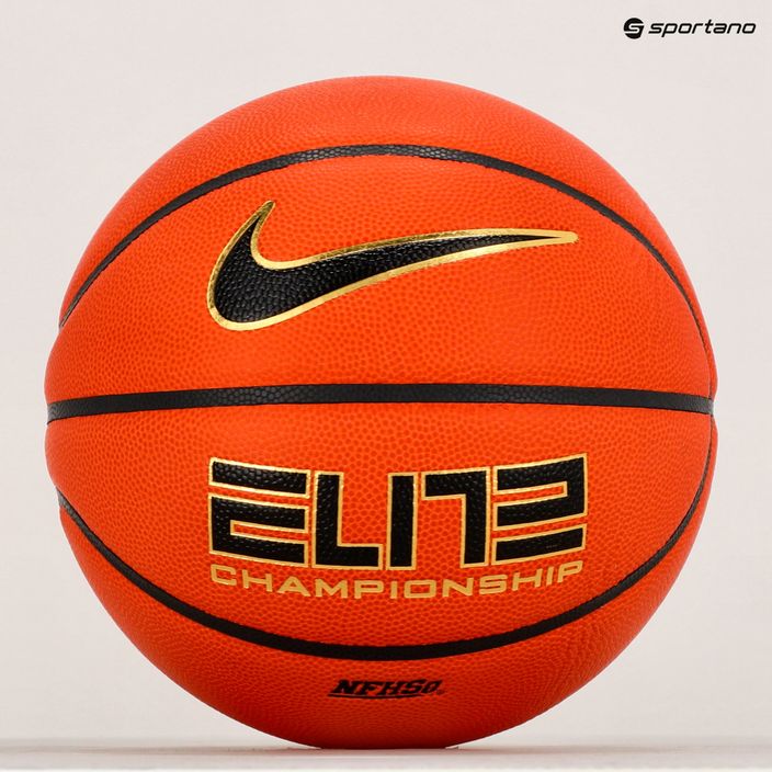 М'яч баскетбольний  Nike Elite Championship 8P 2.0 Deflated NI-N.100.4086.878 розмір 7 5