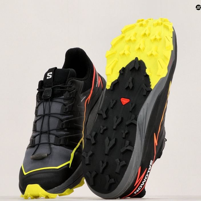 Кросівки для бігу чоловічі Salomon Thundercross black/quiet shade/fiery coral 16
