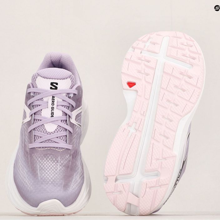 Кросівки для бігу жіночі Salomon Aero Glide orchid bloom/cradle pink/white 19