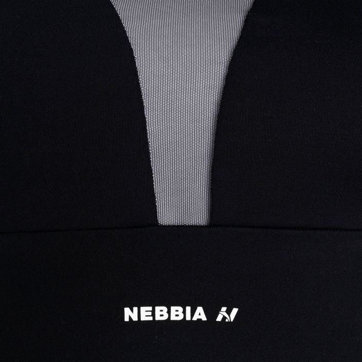Бюстгальтер спортивний NEBBIA Mesh Design Sports "Breathe" чорний 4120120 3