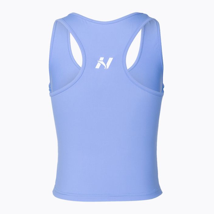 Майка тренувальна жіноча NEBBIA Sporty Slim Fit Crop блакитна 4222420 2