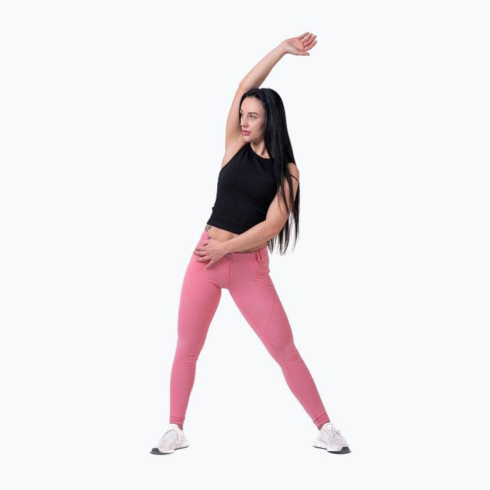 Жіночі брюки NEBBIA Dreamy Edition Bubble Butt рожеві 5