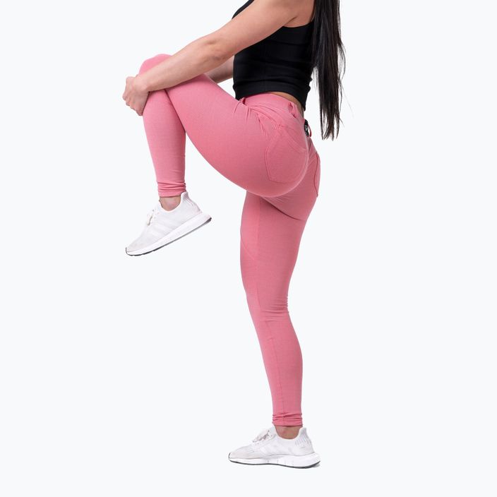 Жіночі брюки NEBBIA Dreamy Edition Bubble Butt рожеві 8