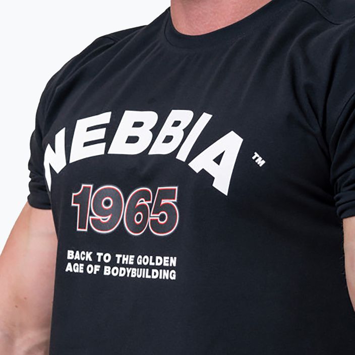 Футболка тренувальна чоловіча NEBBIA Golden Era чорна 1920130 8