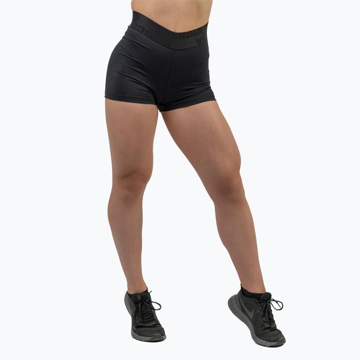 Жіночі тренувальні шорти NEBBIA Intense Leg Day High-Waist чорні