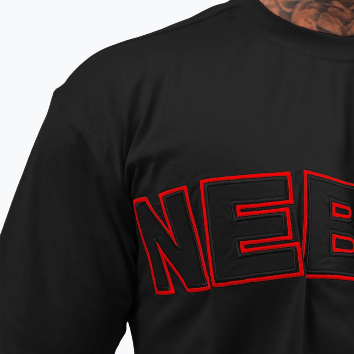 Чоловіча футболка NEBBIA Legacy чорна 4