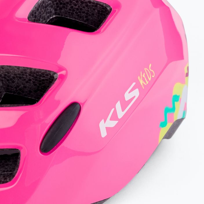 Шолом велосипедний дитячий Kellys рожевий ZIGZAG 022 8