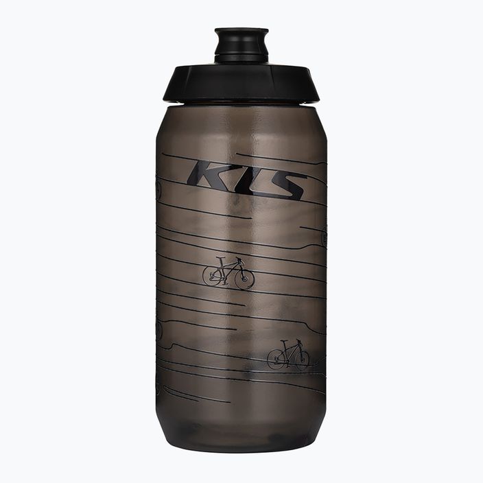 Велосипедна пляшка Kellys Kolibri 550 мл прозора чорна