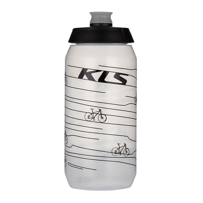 Велосипедна пляшка Kellys Kolibri 550 мл прозора біла 2