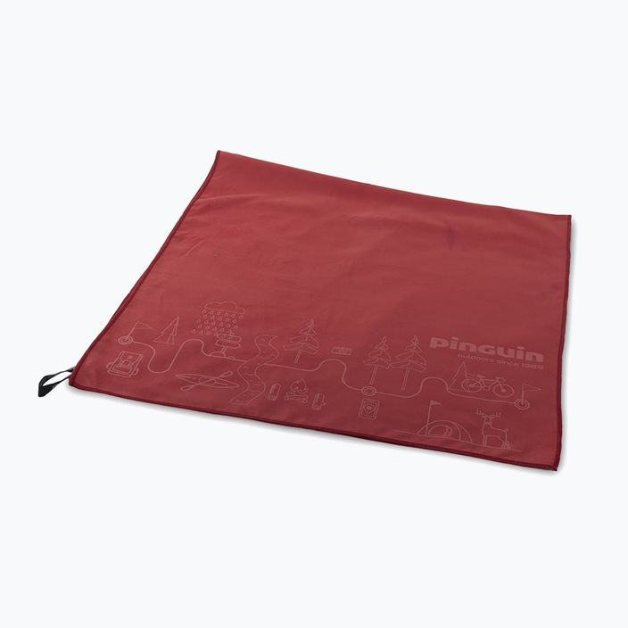 Швидковисихаючий рушник Pinguin Micro Towel Map XL червоний