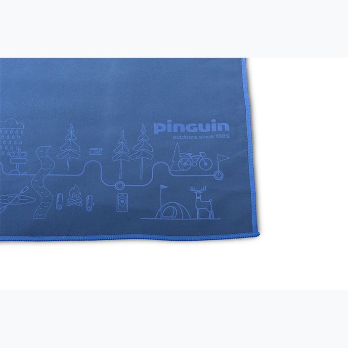 Pinguin Micro Towel Map S синій 2