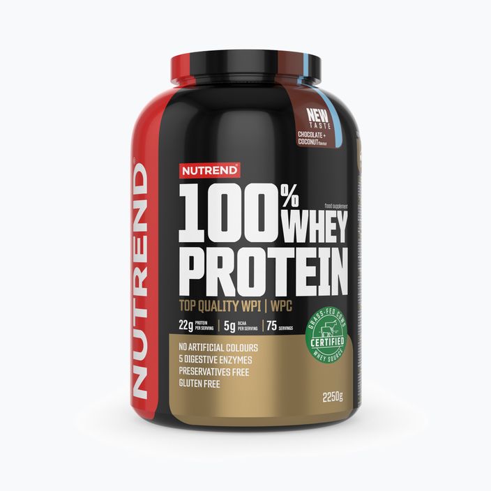 Whey Nutrend 100% Protein 2,25кг шоколад-кокос VS-032-2250-ČKO